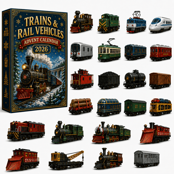 Trains & Rail Vehicles Advent Calendar 2026 – Limited Edition